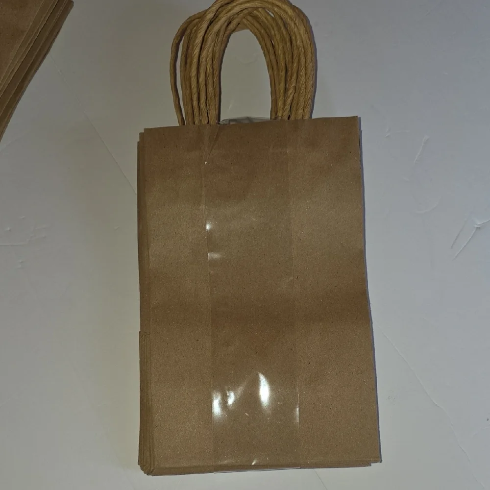 Party Kraft Paper Gift Bags with Twisted Handles- Set Of 3